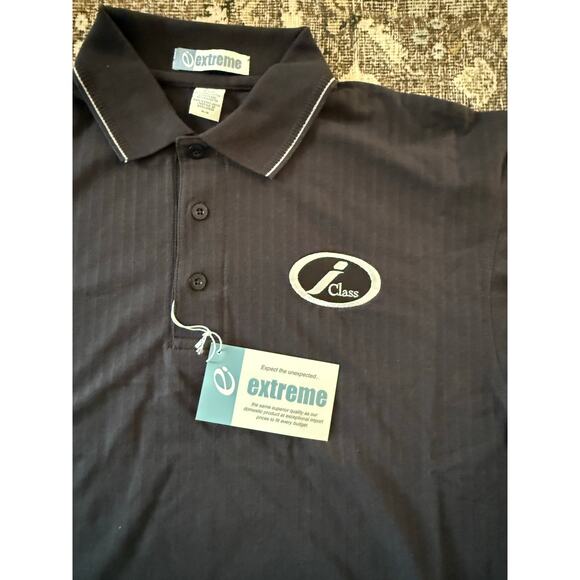 Extreme Brand Skeeter Bass Boat J Class Black Polo Size Medium NWT - Picture 2 of 6